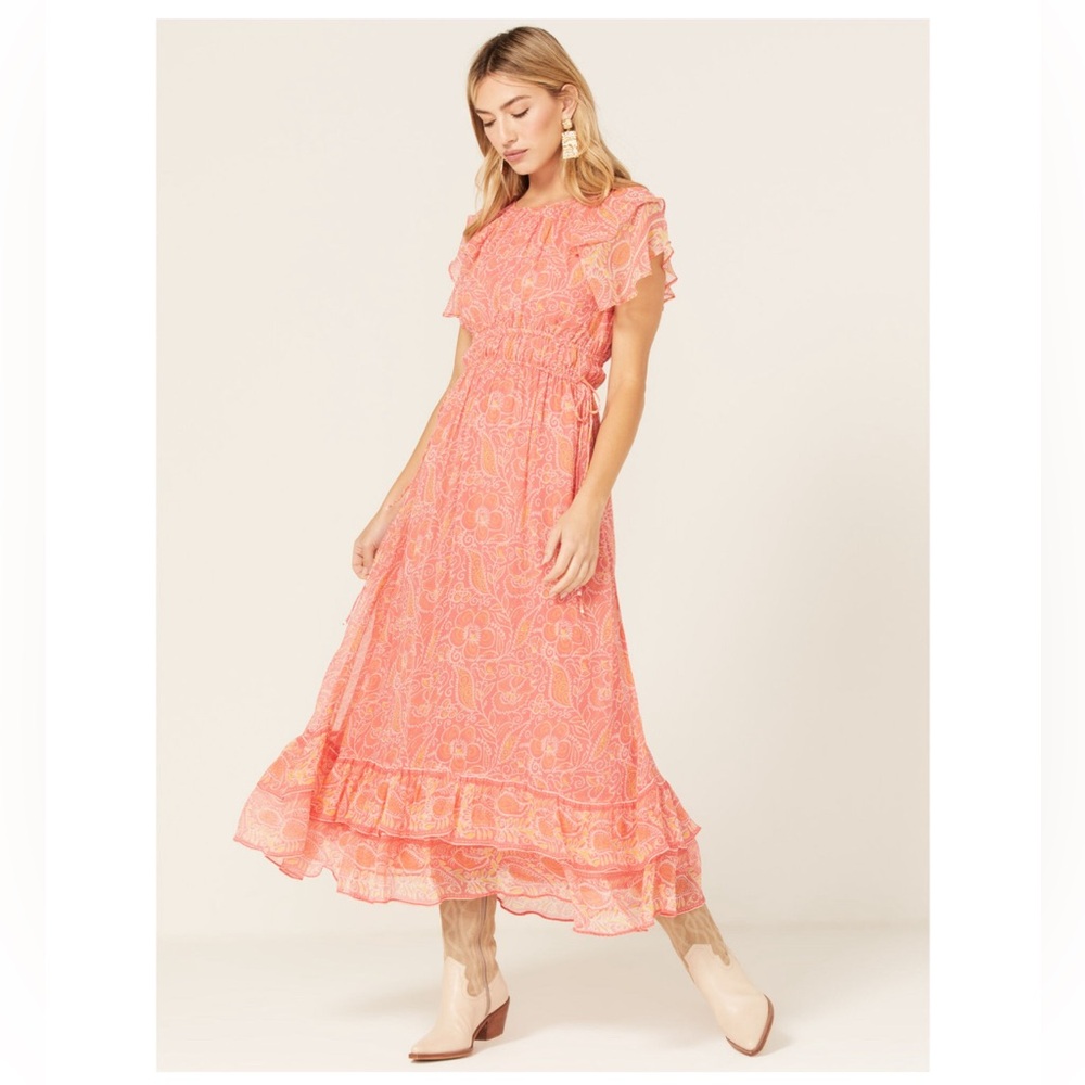 NWT Cleobella Hannah flowing floral maxi dress
